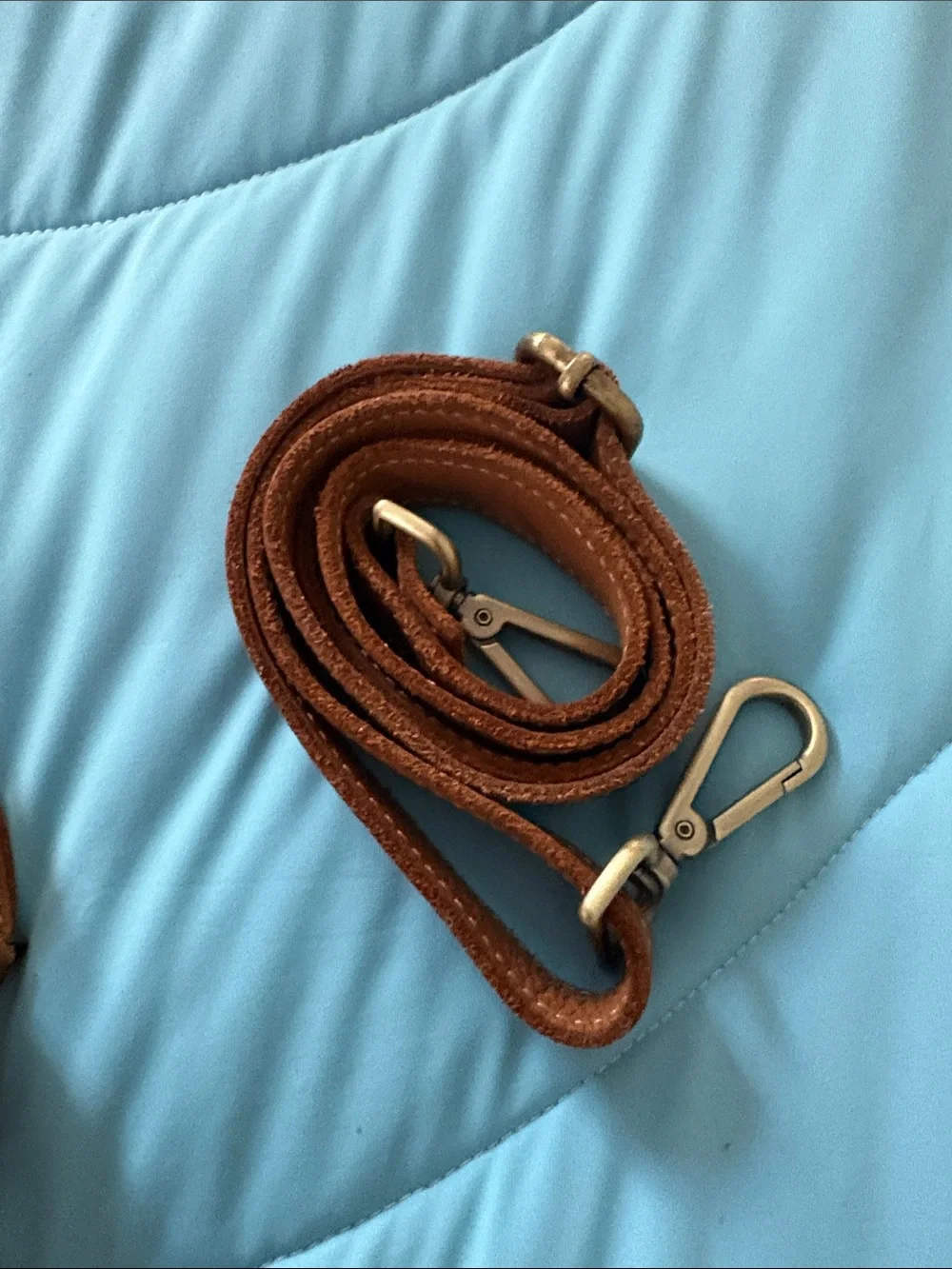 LUsher Tan Braided-Handle Italian Leather Shoulder Bag with Fringe w/Dust bag